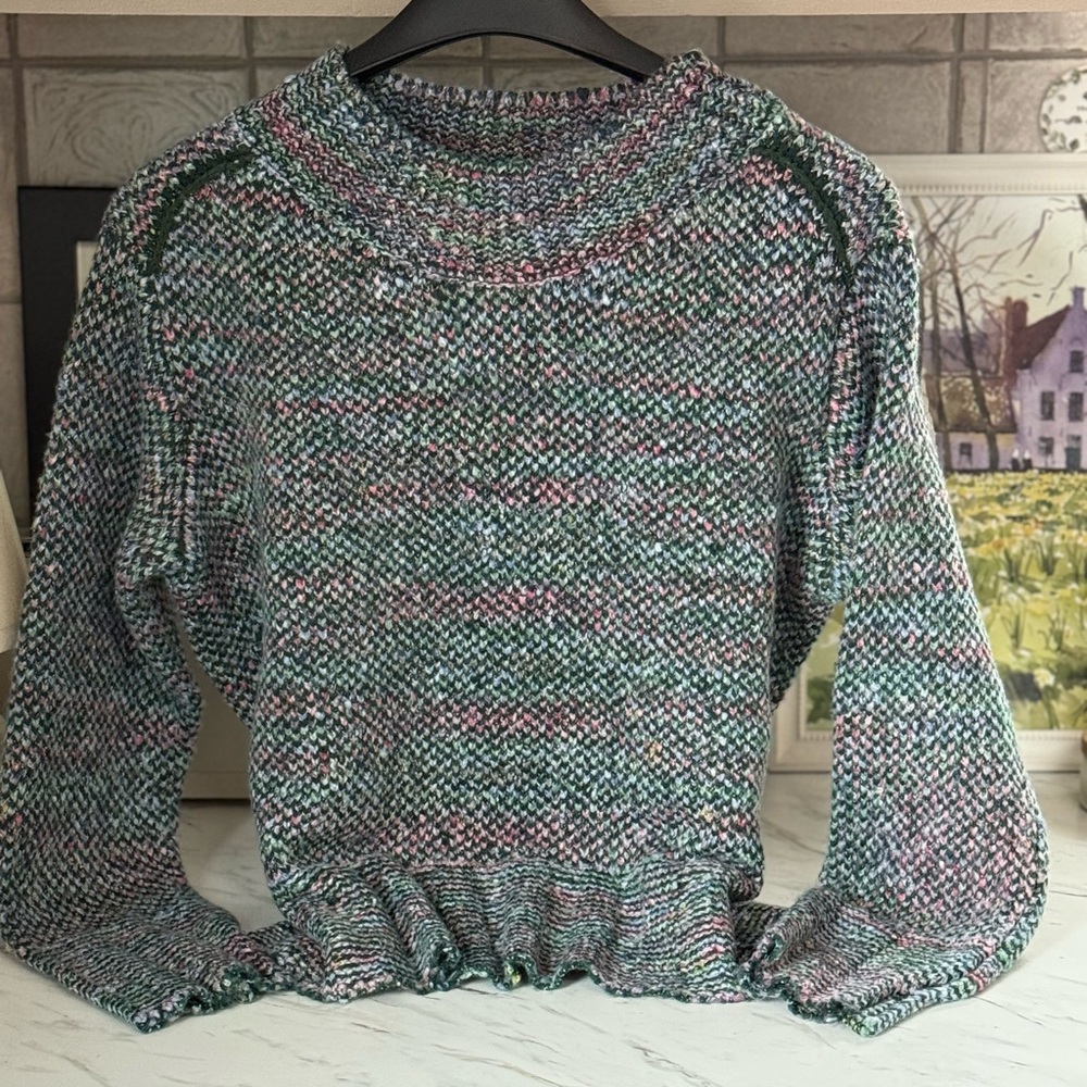 Free People Cotton Candy Crew Neck Sweater - Picture 4 of 8